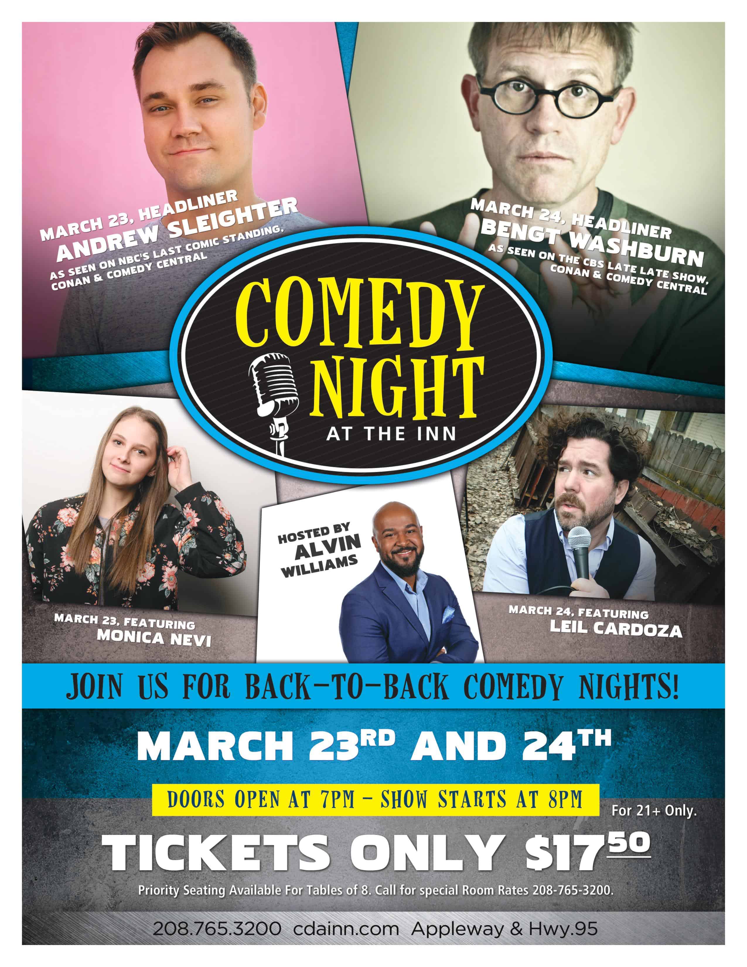 Comedy Night Out! - Lake Escapes Boat Rentals